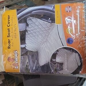 MONEY DONATED TO SPCA 4knines Rear seat cover for full-sized trucks and S.U.V